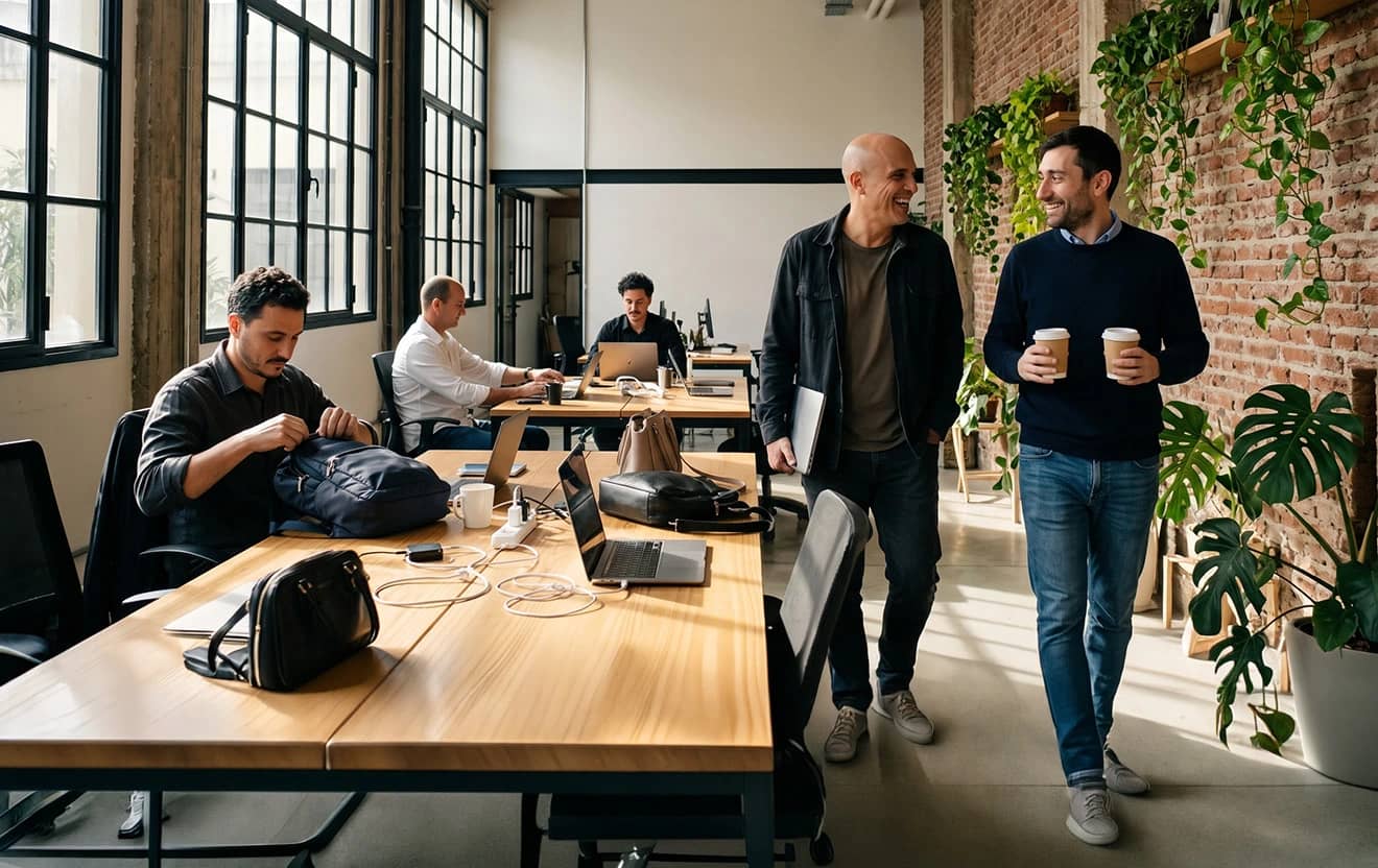 Equipo de Benteveo trabajando