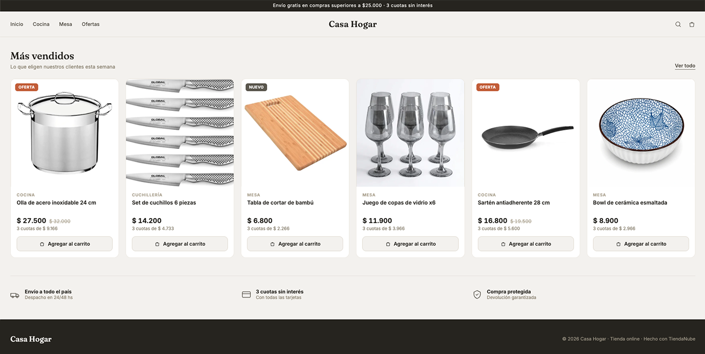 Tu tienda está actualizada
